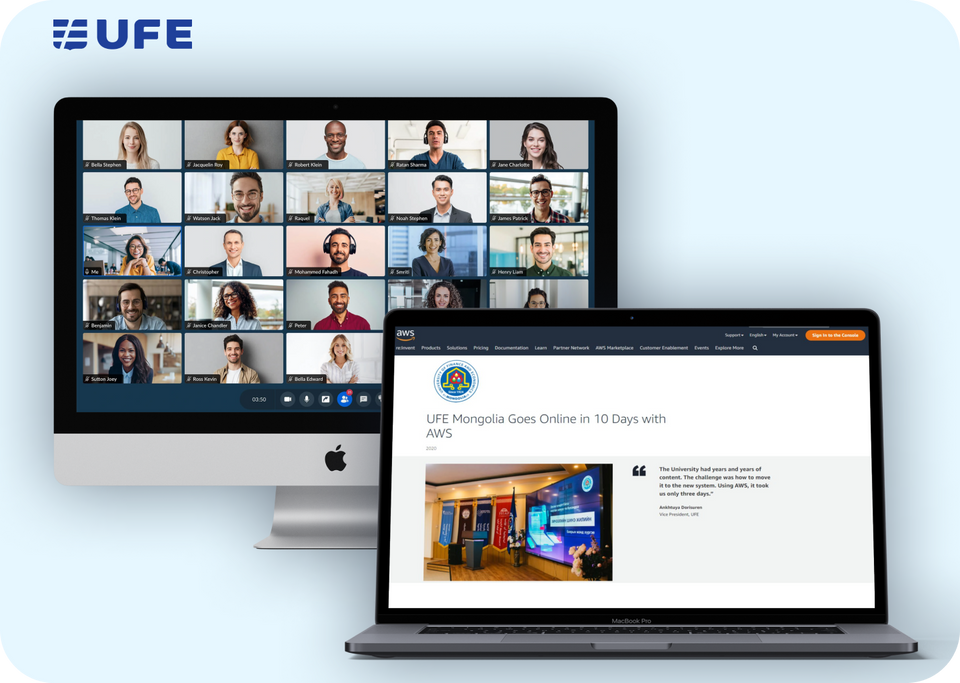 Rapid Migration of UFE's Online Learning Management System to AWS Cloud Infrastructure